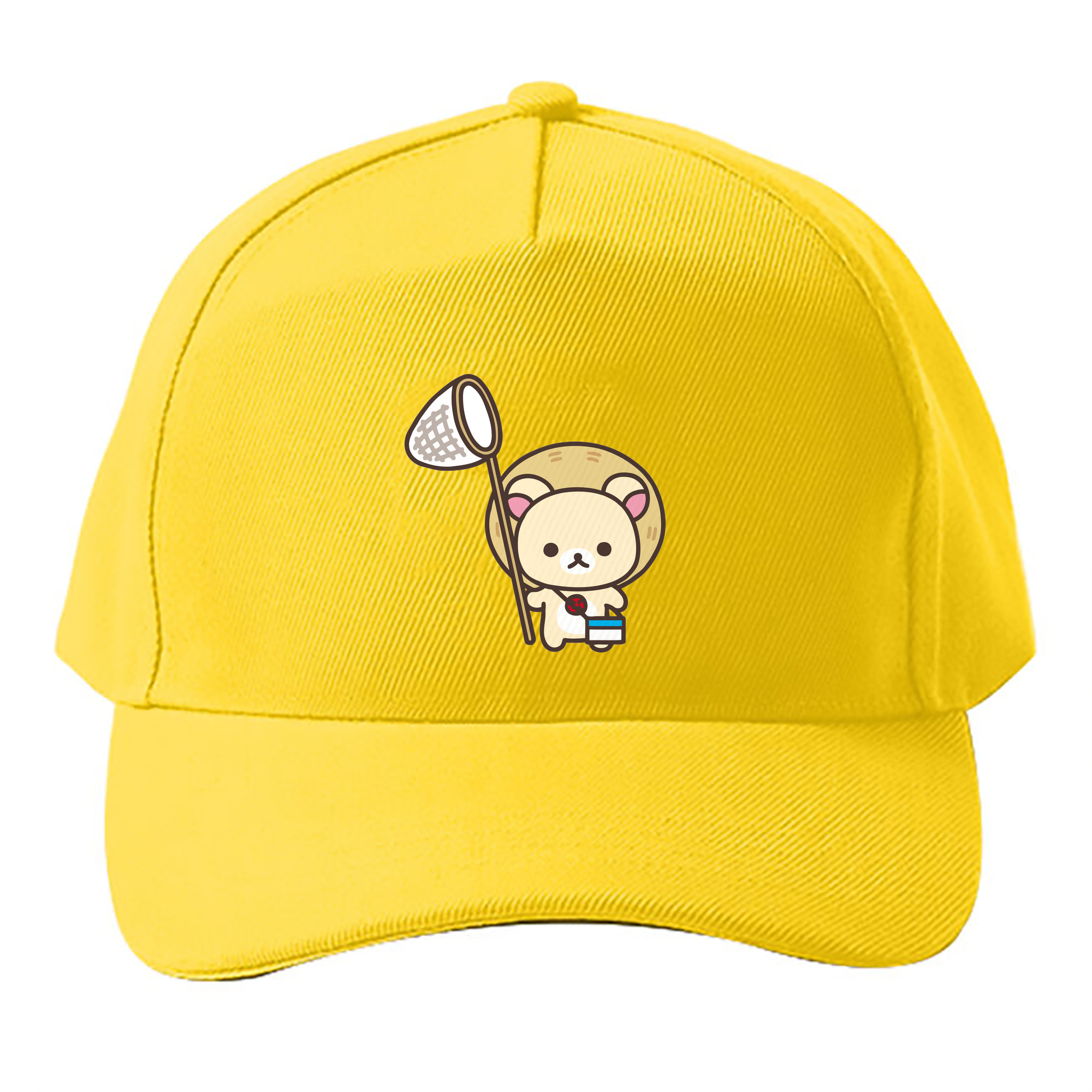 （画像用） リラックマ リラックマ キイロイトリ Rilakkuma Korilakkuma Kiiroitori ベースボールキャップ 綿100％ 男女兼用 帽子 スポーツ